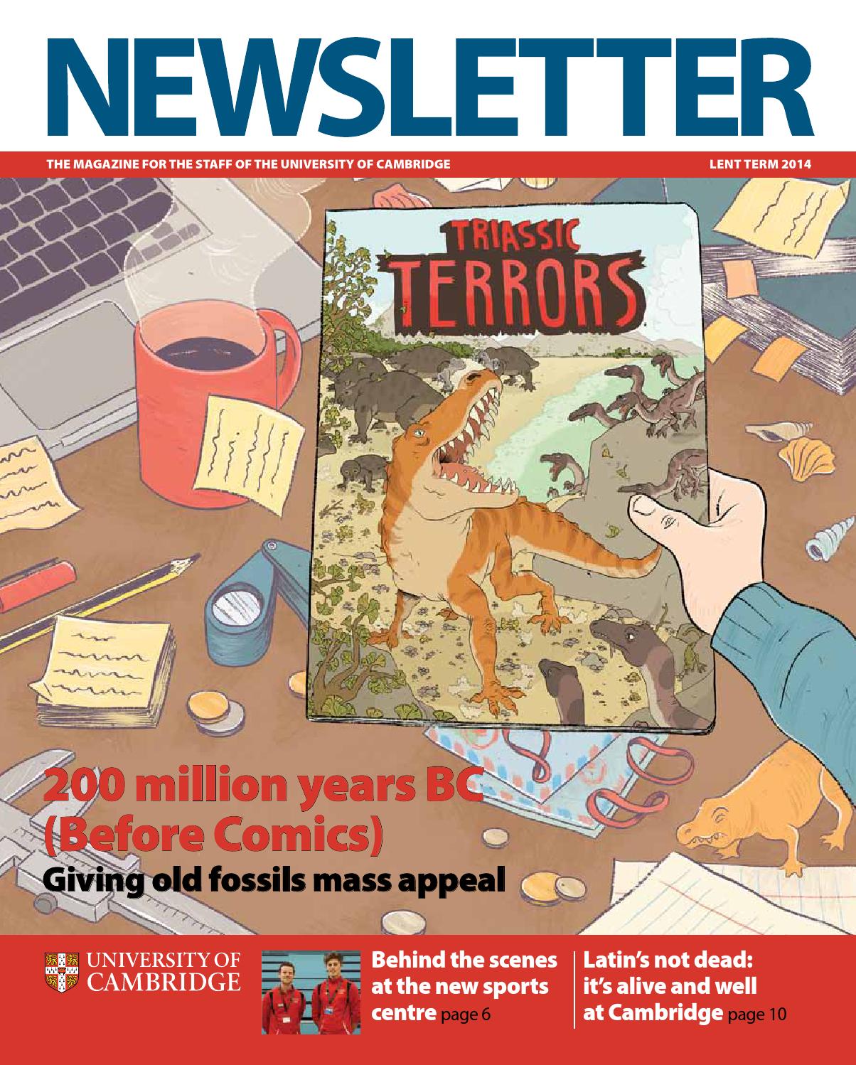 Staff Newsletter Lent Term 2014 By University Of Cambridge Issuu