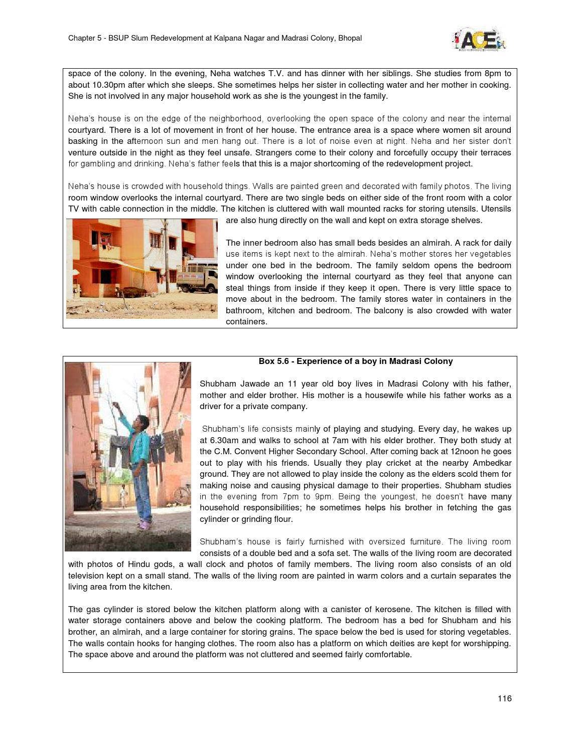 Analyzing the impact of jnnurm funded slum redevelopment on children ...
