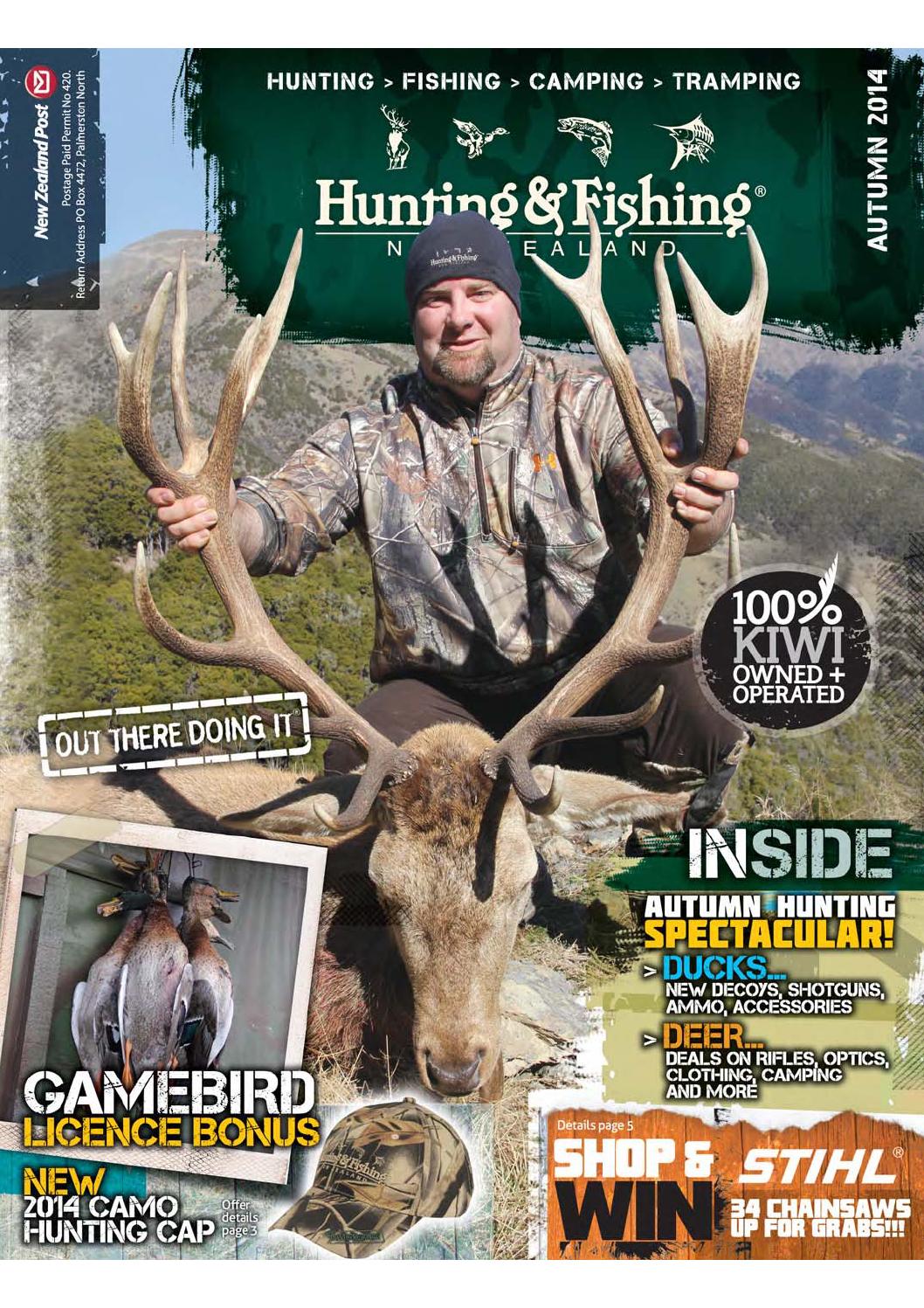Hunting & Fishing New Zealand Autumn Catalogue 2014 by Hunting