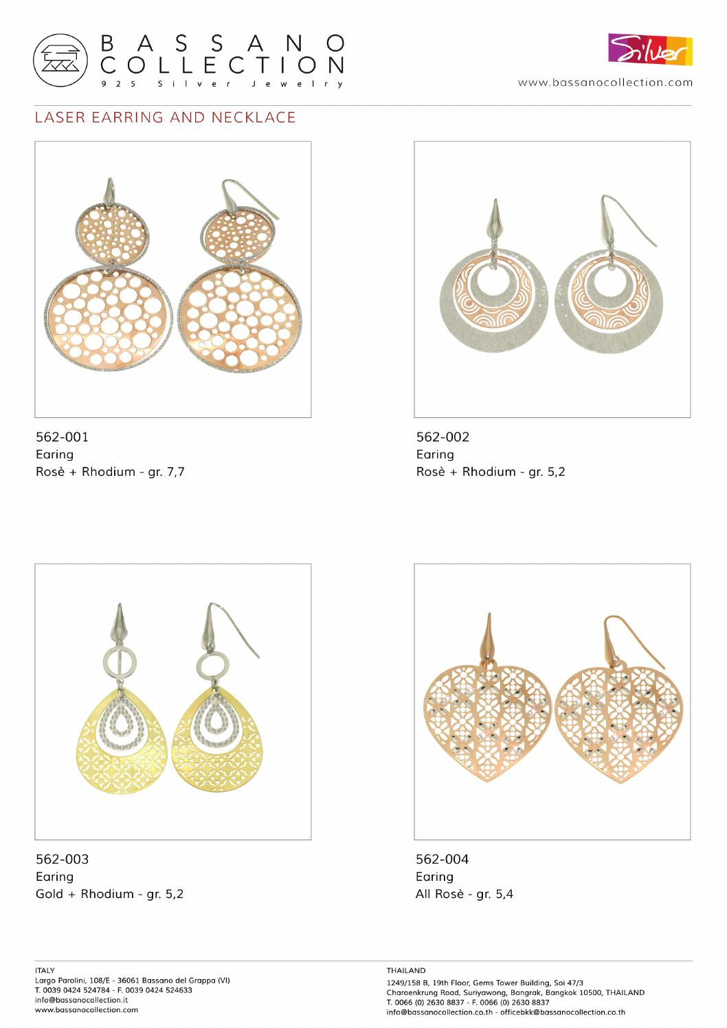 Laser earring and necklace by Bassano Collection Group - Issuu