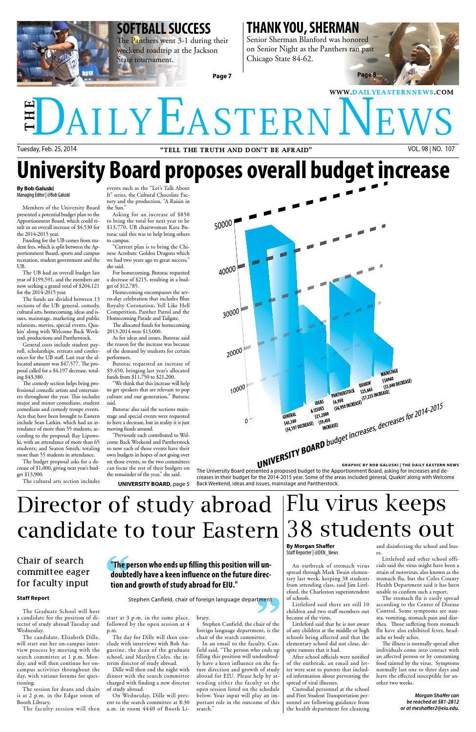 Issue107 by The Daily Eastern News - Issuu