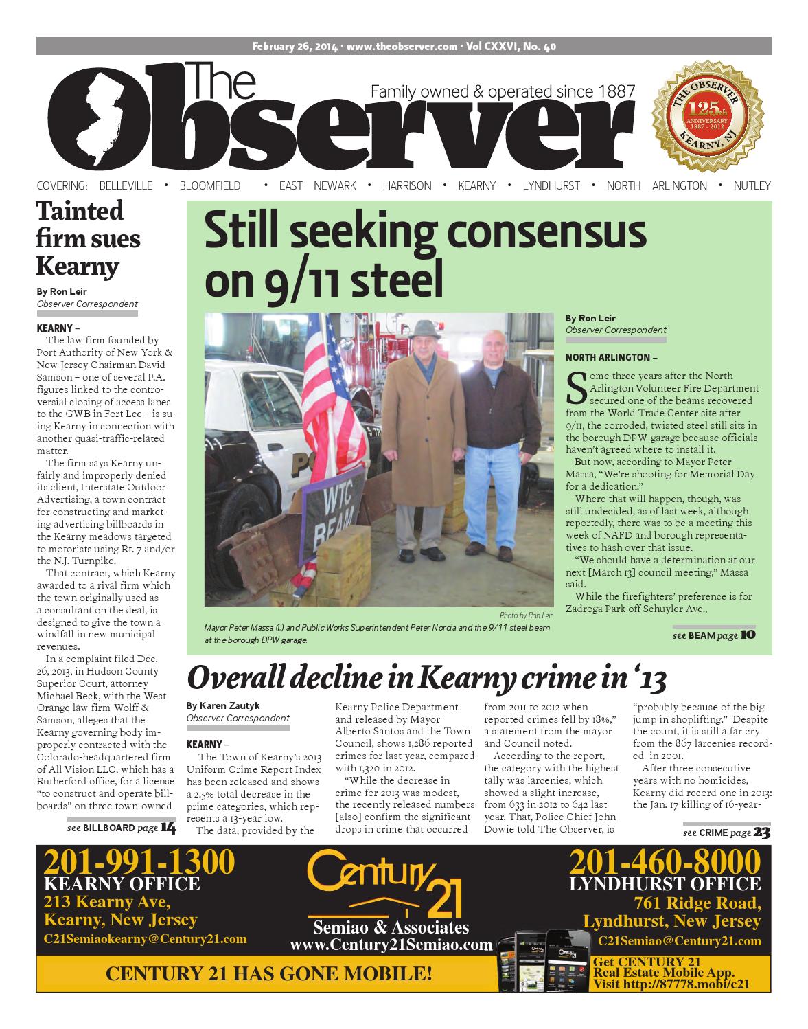 Feb. 26, 2014 Edition of The Observer by The Observer Newspaper Issuu