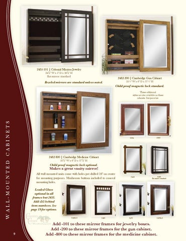 E & G Amish Furniture 2014 Country Corner 家具目录 / Mirrors / 第 10 页