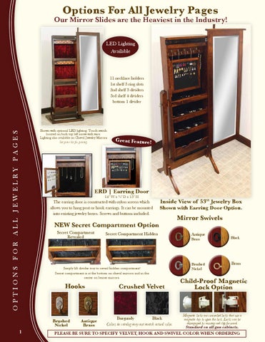 E & G Amish Furniture 2014 Country Corner 家具目录 / Mirrors / 第 2 页