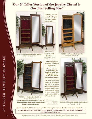 E & G Amish Furniture 2014 Country Corner 家具目录 / Mirrors / 第 4 页