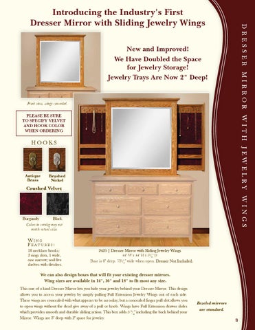 E & G Amish Furniture 2014 Country Corner 家具目录 / Mirrors / 第 9 页