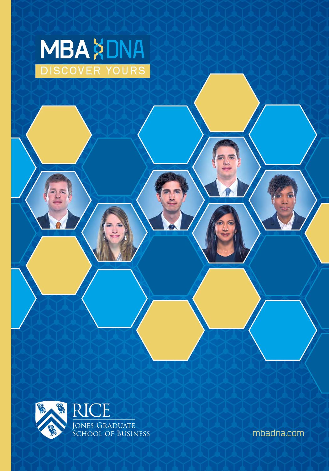 MBA DNA The MBA Full Time Program by Rice Business Issuu