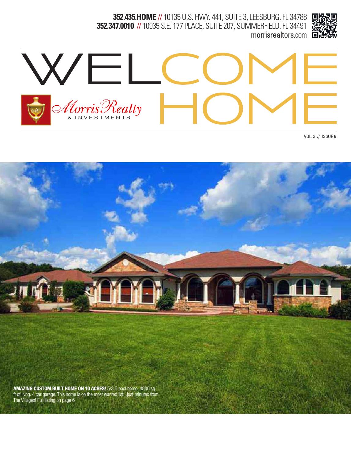 HOME Morris Realty & Investments' listing guide of homes for