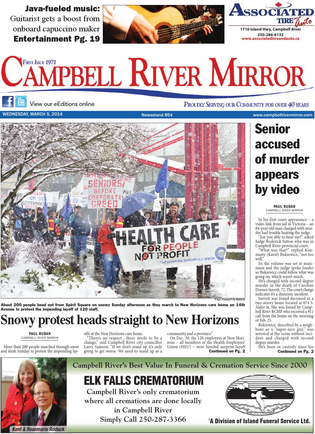 Campbell River Mirror, March 05, 2014 by Black Press Media Group - Issuu
