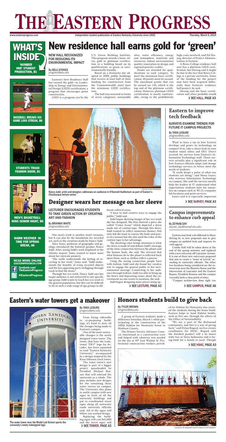 Eastern Progress March 6, 2014 by Eastern Progress - Issuu