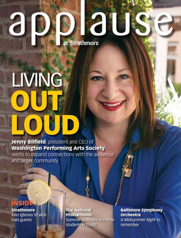 Applause Magazine March/April 2014 by Strathmore - Issuu