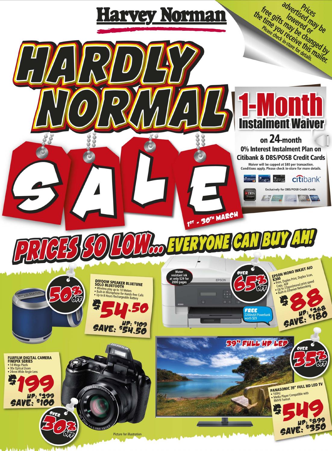 Hardly Normal Sale (AV & IT) Harvey Norman Singapore by Harvey Norman