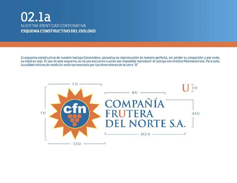 Maqueta Manual 德文 Identidad Visual Corporativa 德文 la Compañía Frutera del Norte S.A. 第 14 页