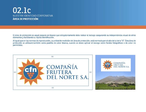 Maqueta Manual 德文 Identidad Visual Corporativa 德文 la Compañía Frutera del Norte S.A. 第 16 页