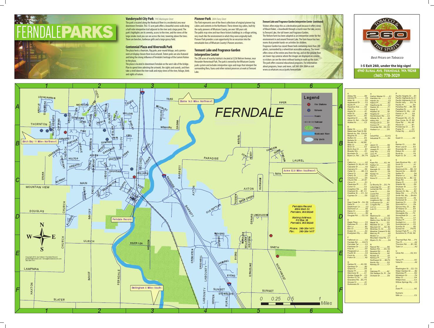 Ferndalecitymap2014final by Ferndale Record Issuu