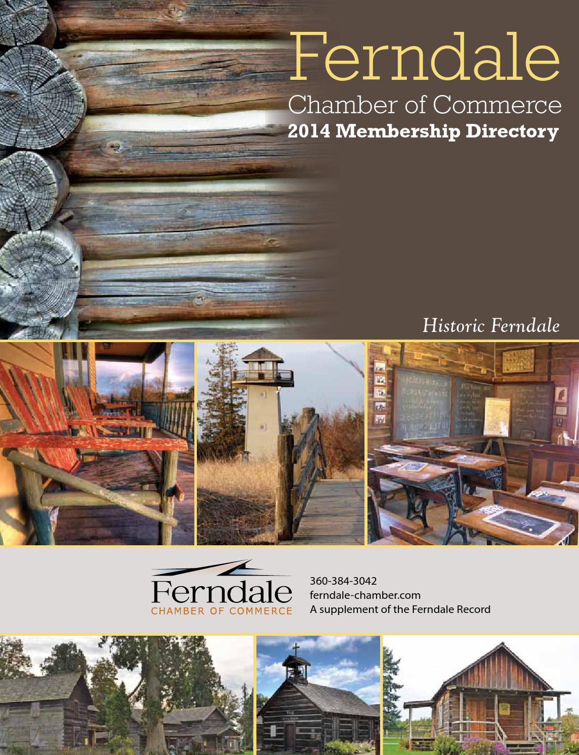 Ferndale Chamber Directory 2014 by Ferndale Record Issuu