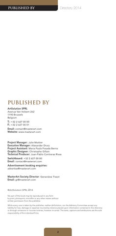 Masterart 家具目录 · MasterArt 2014 Directory 第 4 页
