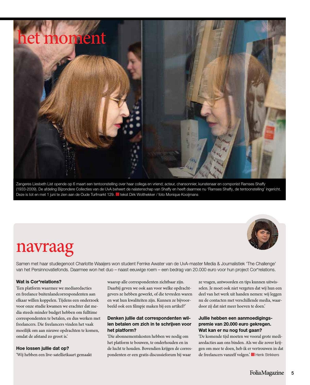 Folia magazine 23 jaargang 2013 2014 by Folia - Issuu, image size:1204x1492