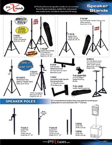 ProX Truss-Stands 灯饰目录 2014a 第 7 页