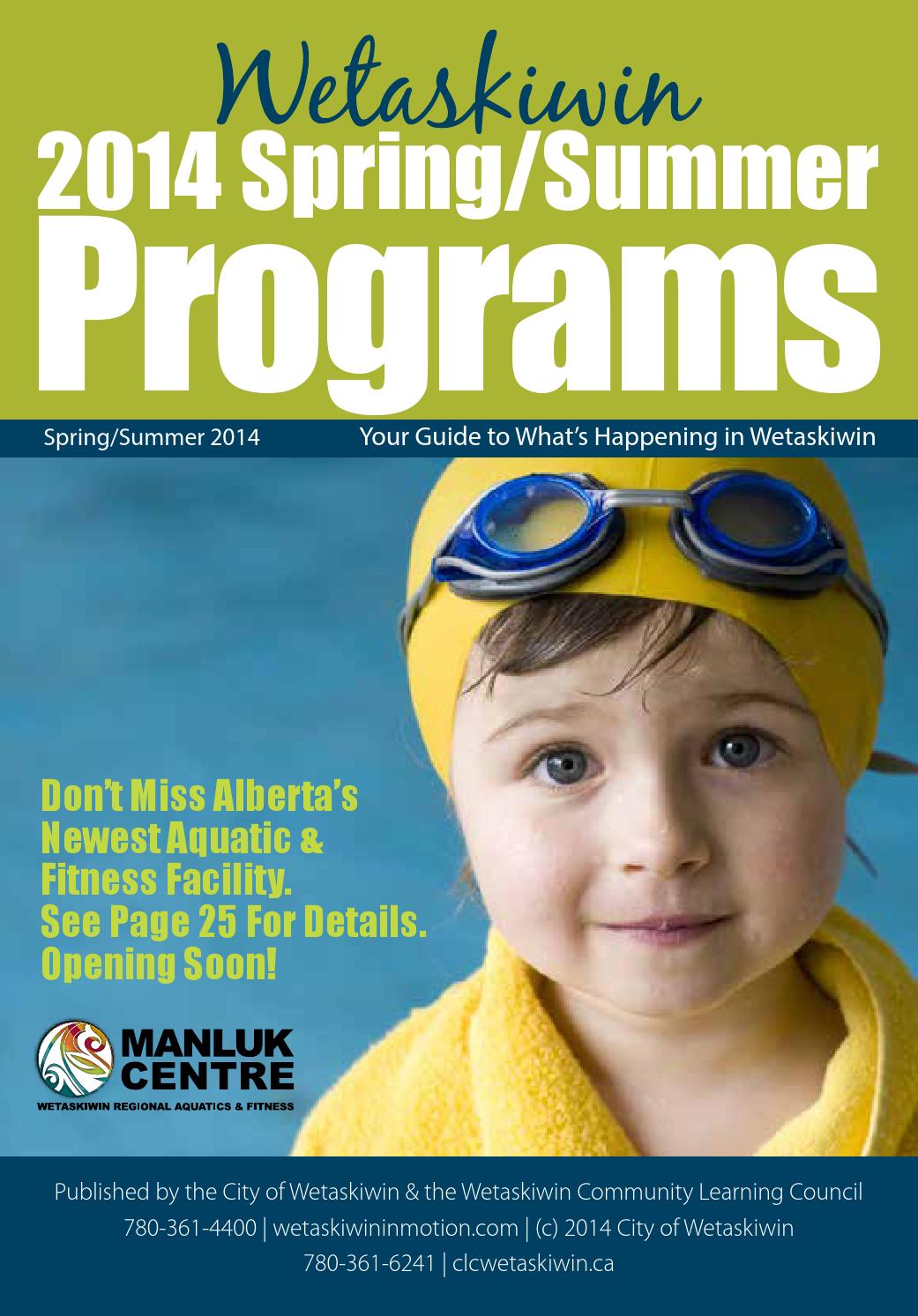 Wetaskiwin Spring & Summer Program Guide 2014 by sites.ca Issuu