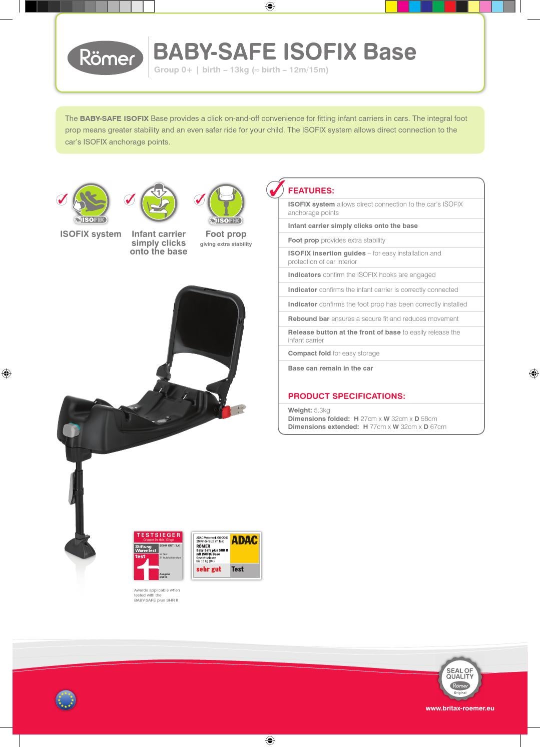 babysafe isofix base