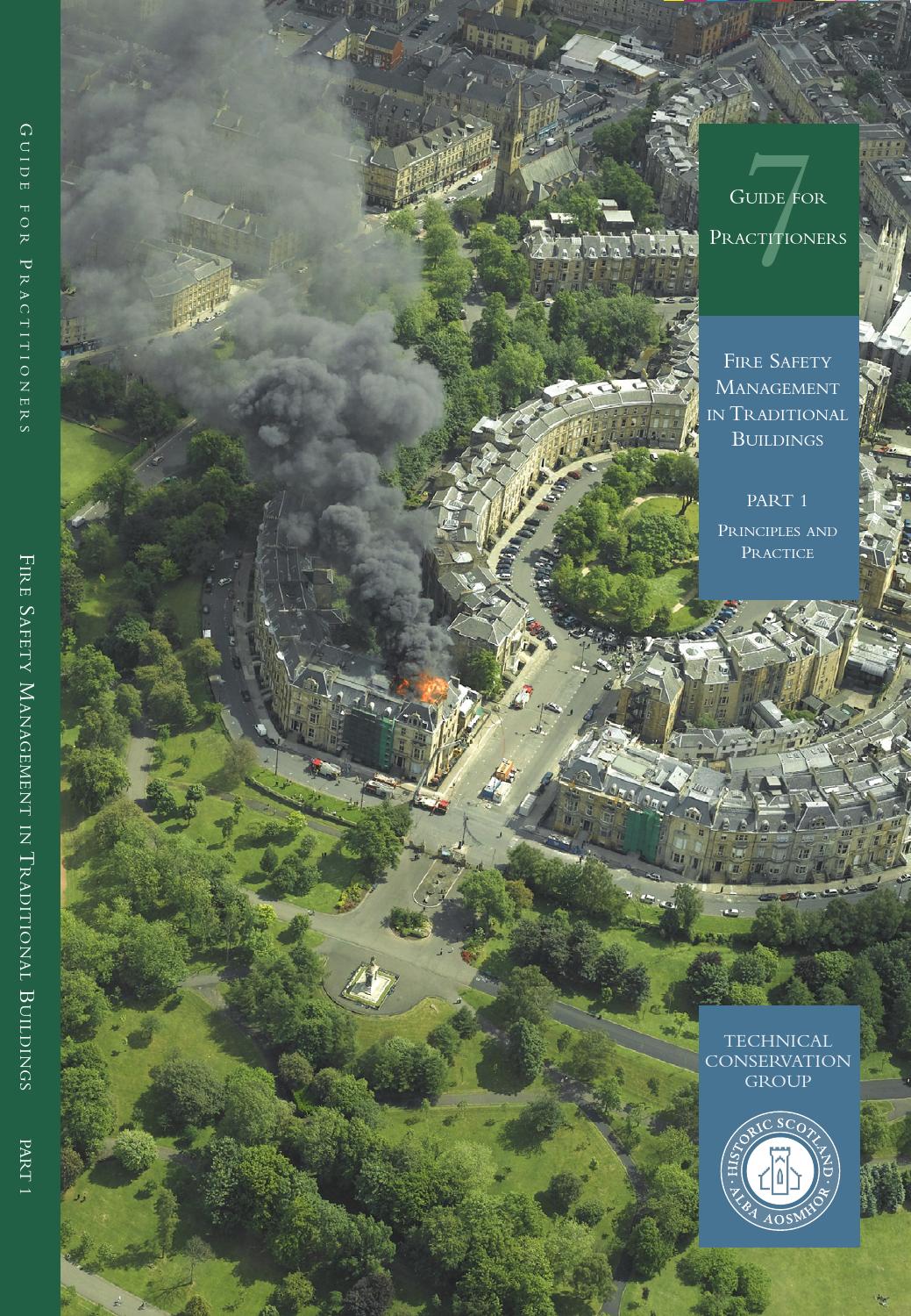 Guide for Practitioners 7 Fire Safety, Part 1 by Historic Environment