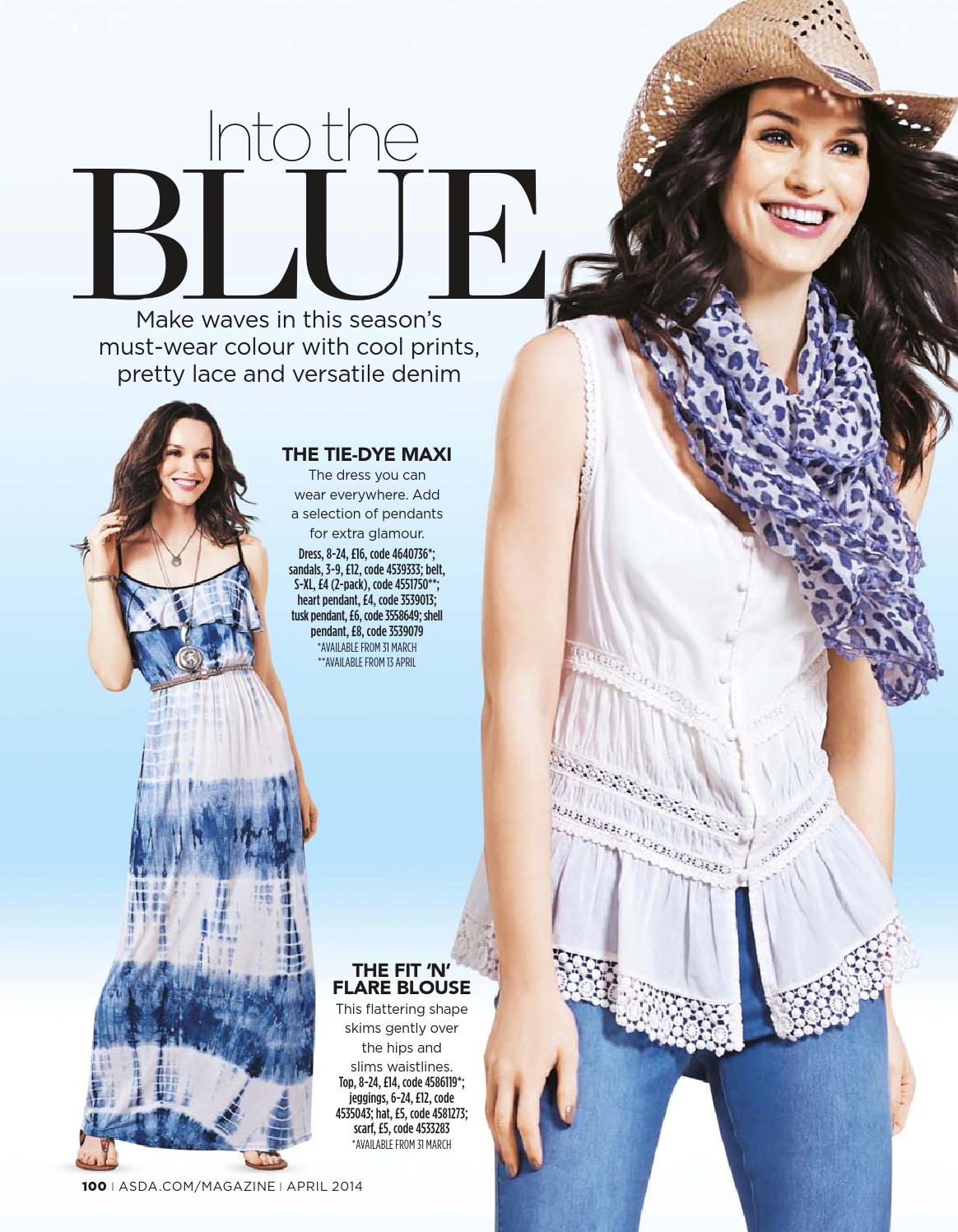 denim maxi dress asda