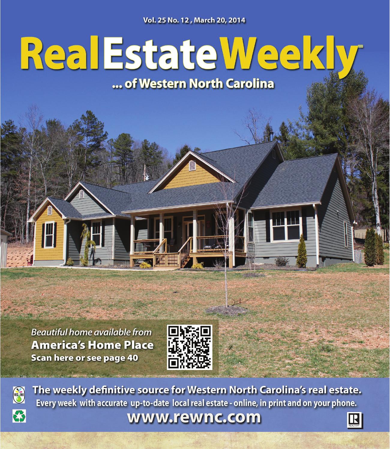 The Real Estate Weekly Vol. 25 Issue 12 by WNC Homes & Real Estate Issuu