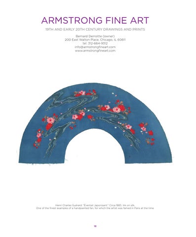 Chicago International Art Antique Jewelry Show Catalog By Palm Armstrong Fine Art 19th And Early 20th Century Drawings Prints Bernard Derroitte Owner 200 East Walton Place Chicago Il 60611 Tel 312 664 9312