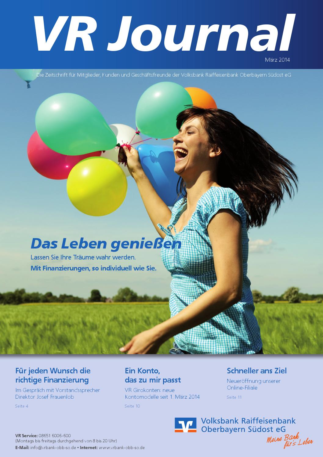 Vr Journal 1 2014 By Volksbank Raiffeisenbank Oberbayern Sudost