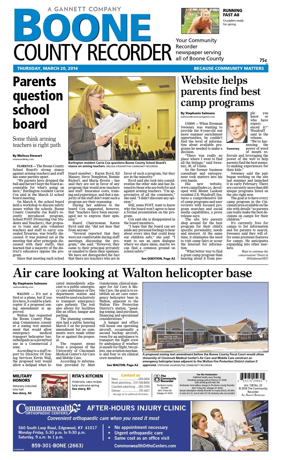 Boone county recorder 032014 by Enquirer Media Issuu