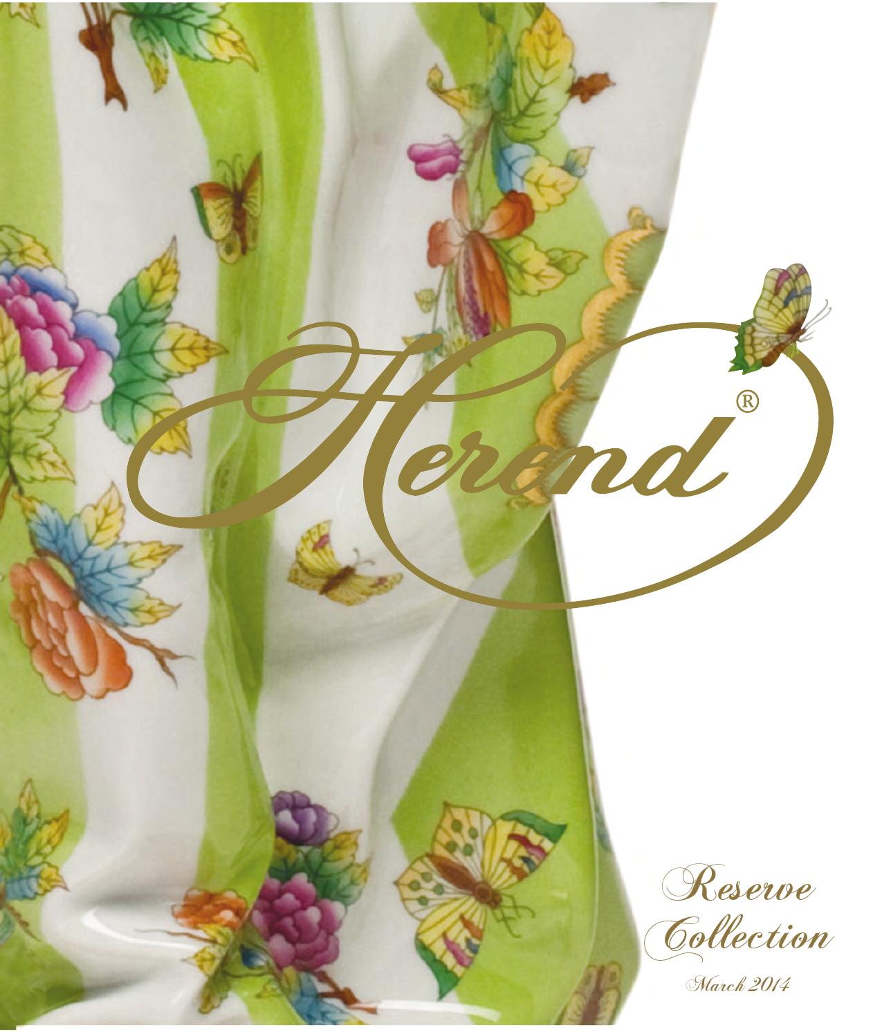 Herend Reserve Collection by Herend issuu