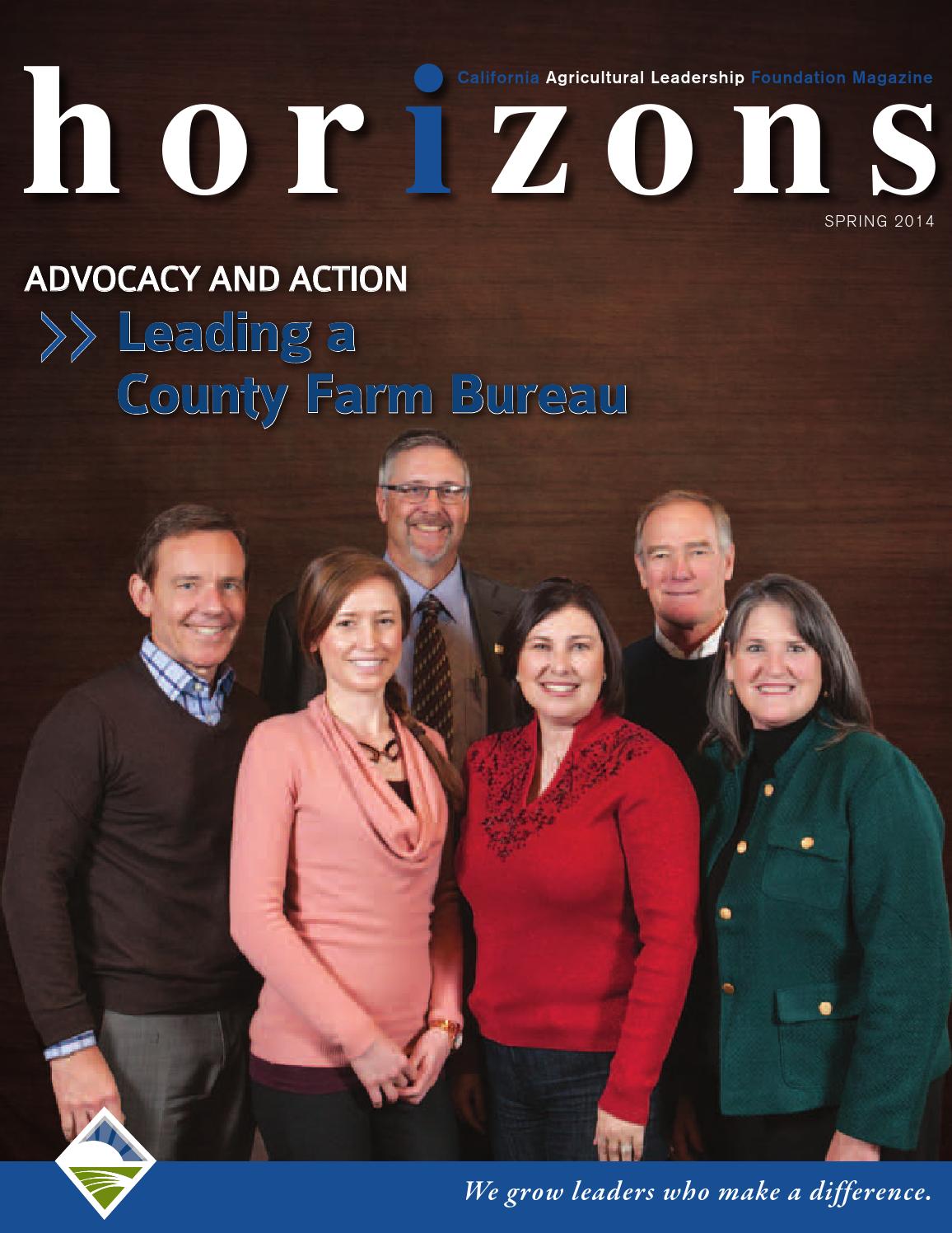 Horizons Spring 2014 by California Agricultural Leadership Foundation ...