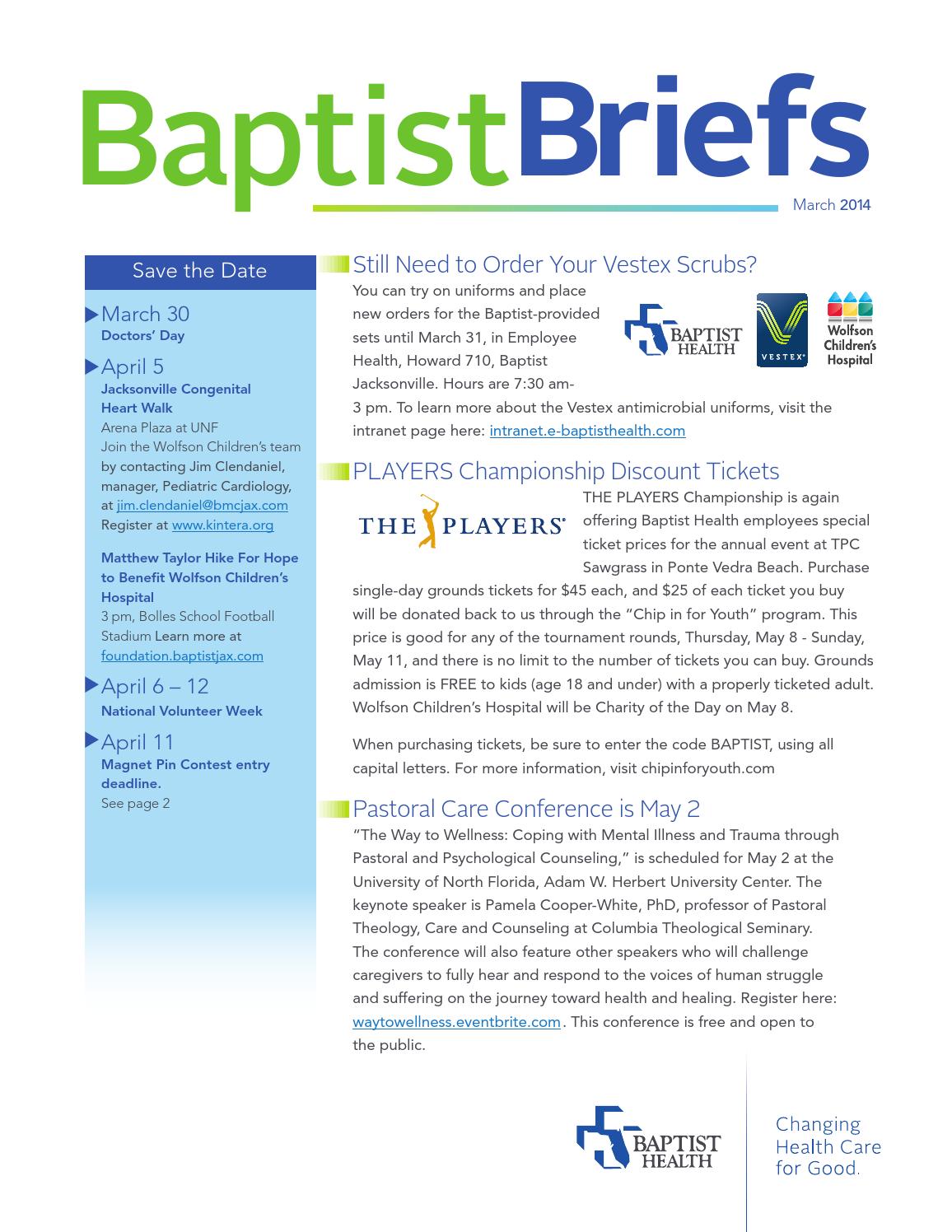 Baptist Briefs March 2014 by Baptist Health - Issuu