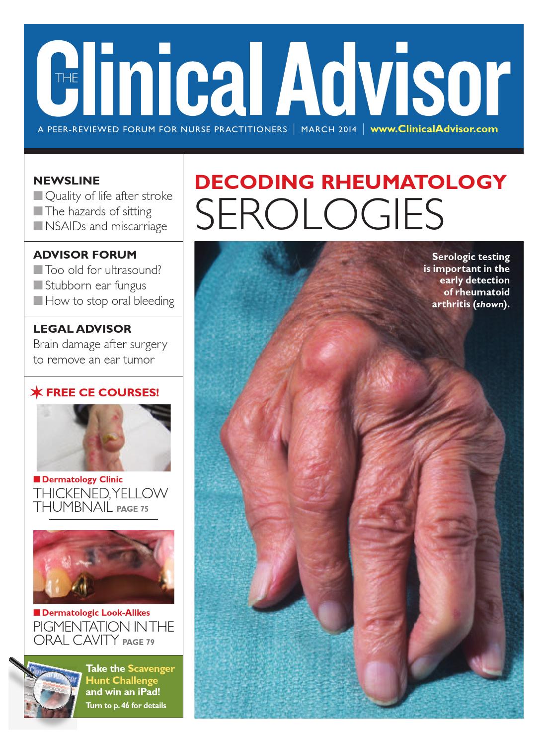 March 2014 Clinical Advisor by The Clinical Advisor , issuu