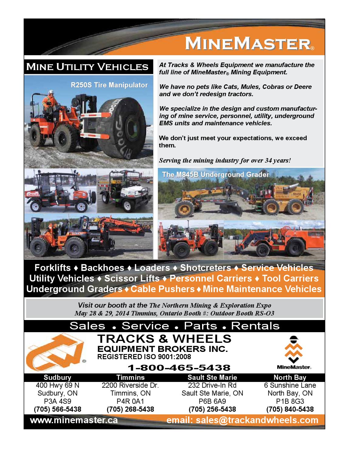 Units industrial equipment for utility vehicles