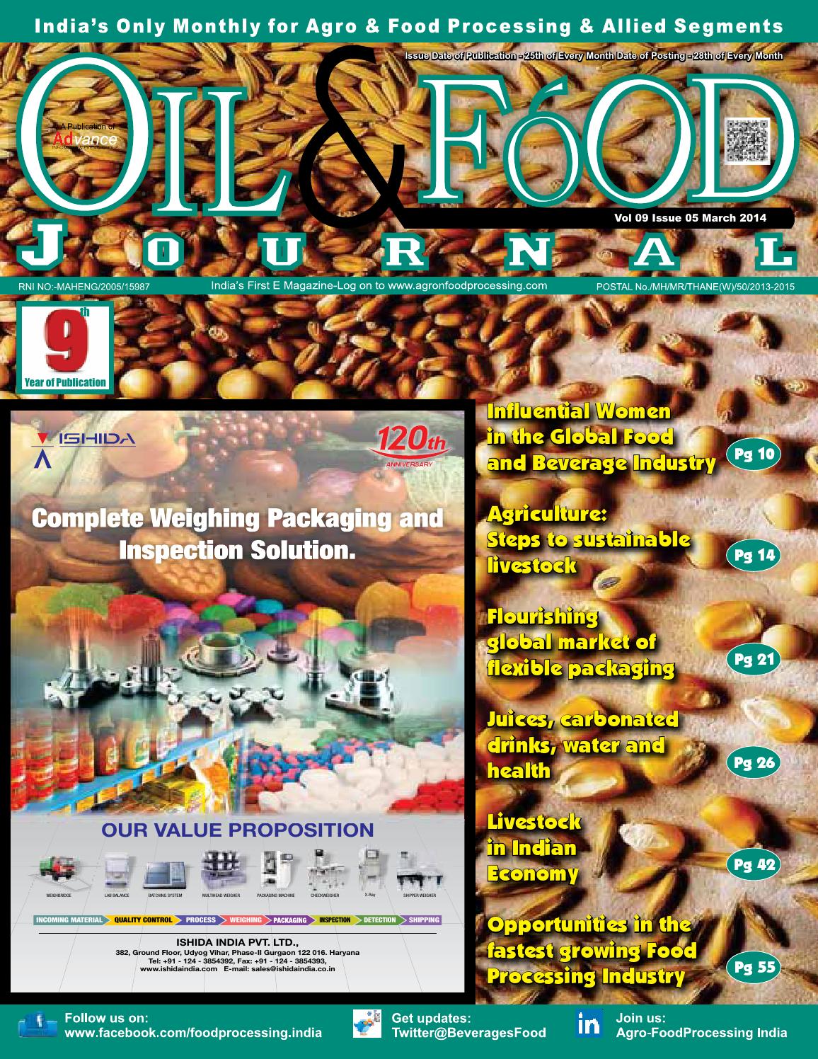 Final oil & foods march 2014 by Advance Info Media & Events Issuu