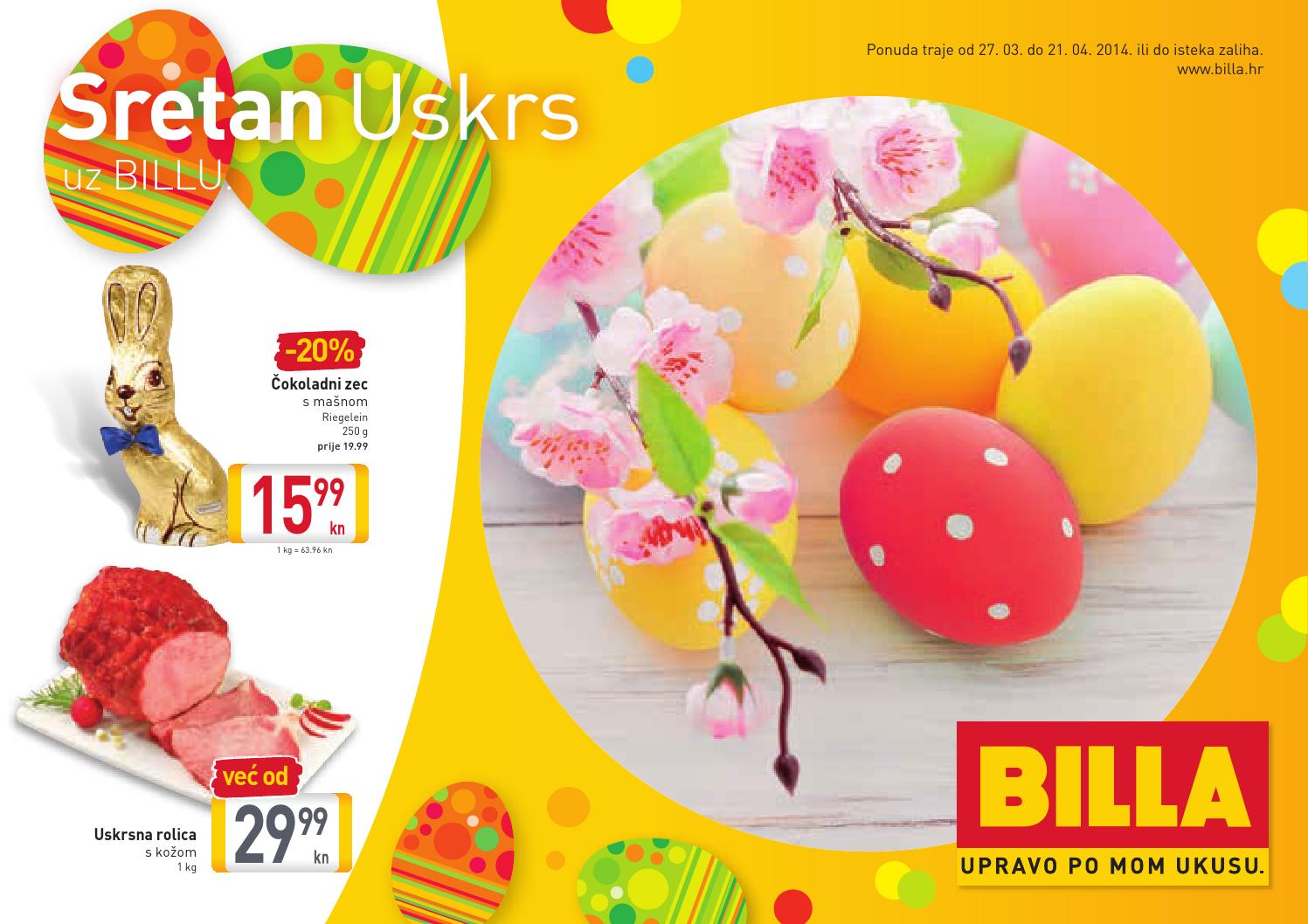 Billa katalog uskrsna ponuda do 21 04 2014 by Catalog.hr Issuu