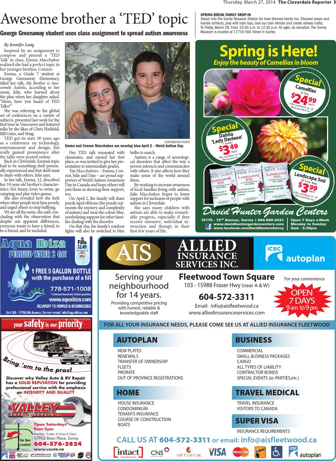Cloverdale Reporter, March 27, 2014 by Black Press Media Group Issuu
