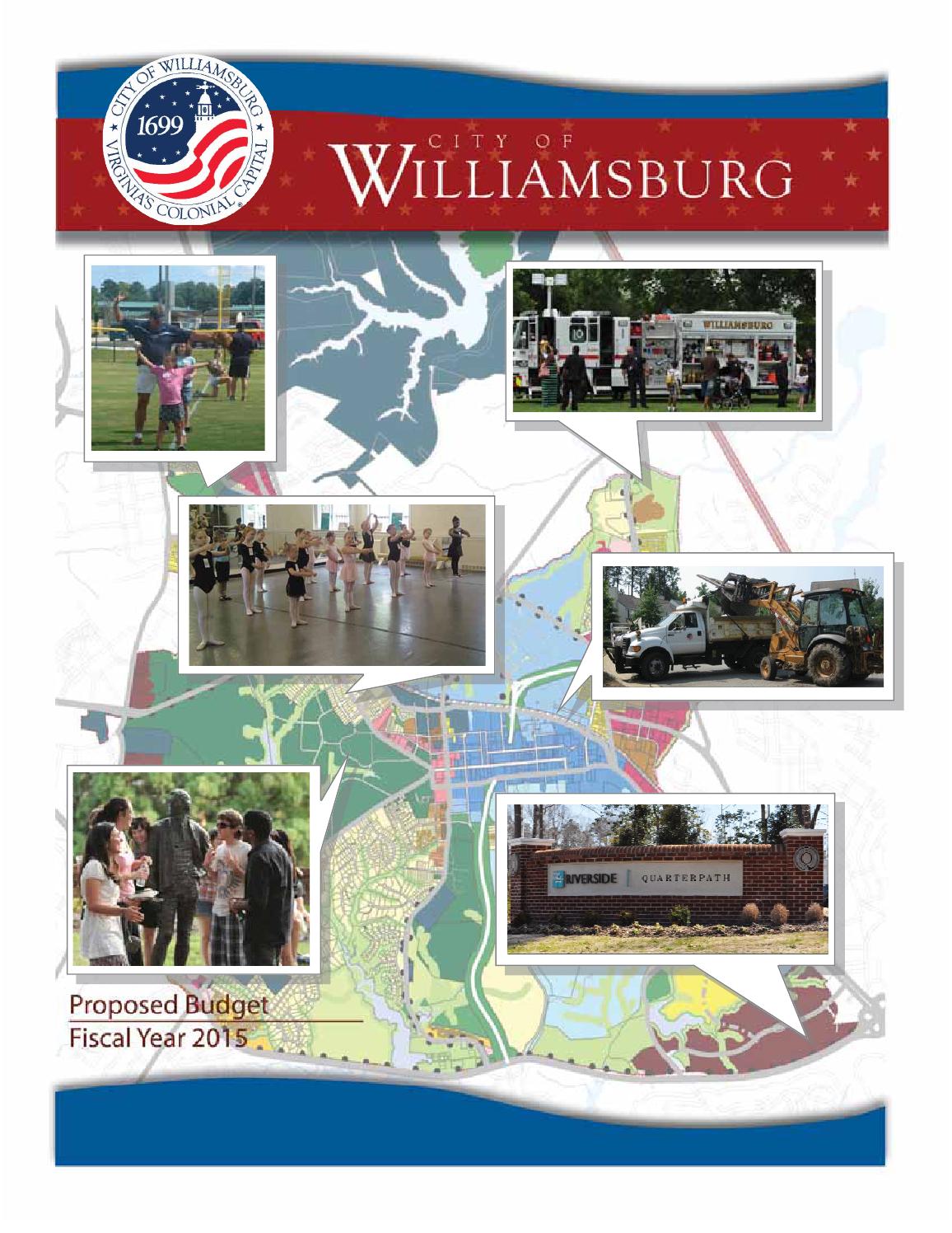 Williamsburg Proposed FY 15 Budget by City of Williamsburg Issuu