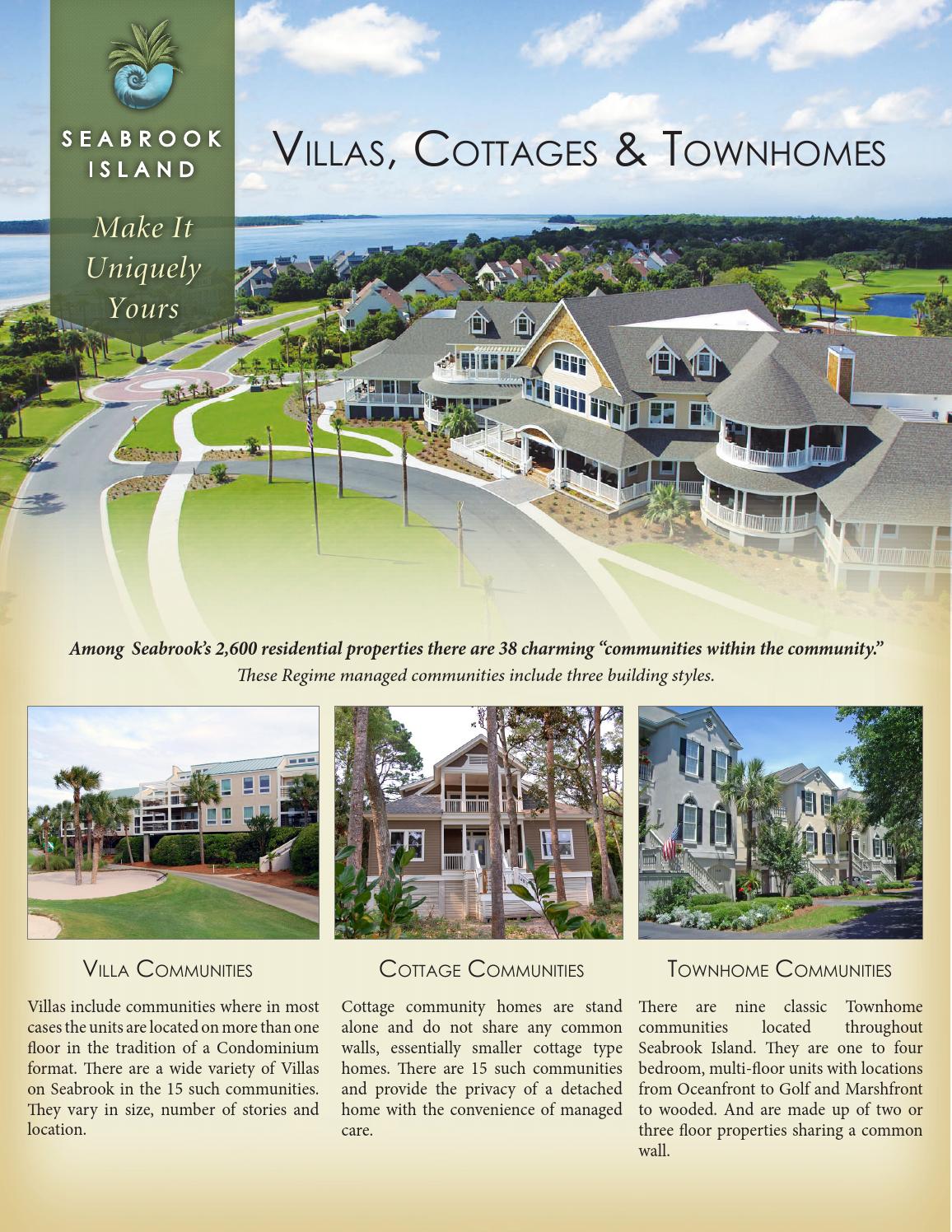 Seabrook Island Real Estate A Guide to Villas Cottages and Townhomes