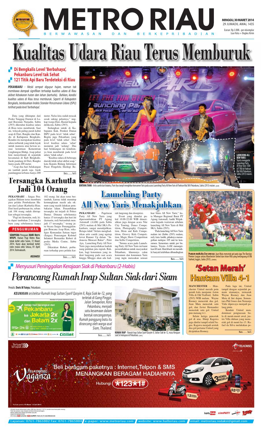 300314 By Harian Pagi Metro Riau Issuu