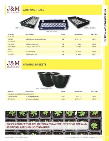 Bwi Nursery Supplies Thenurseries Bwi Professional Grower Supplies By Companies Inc Issuu