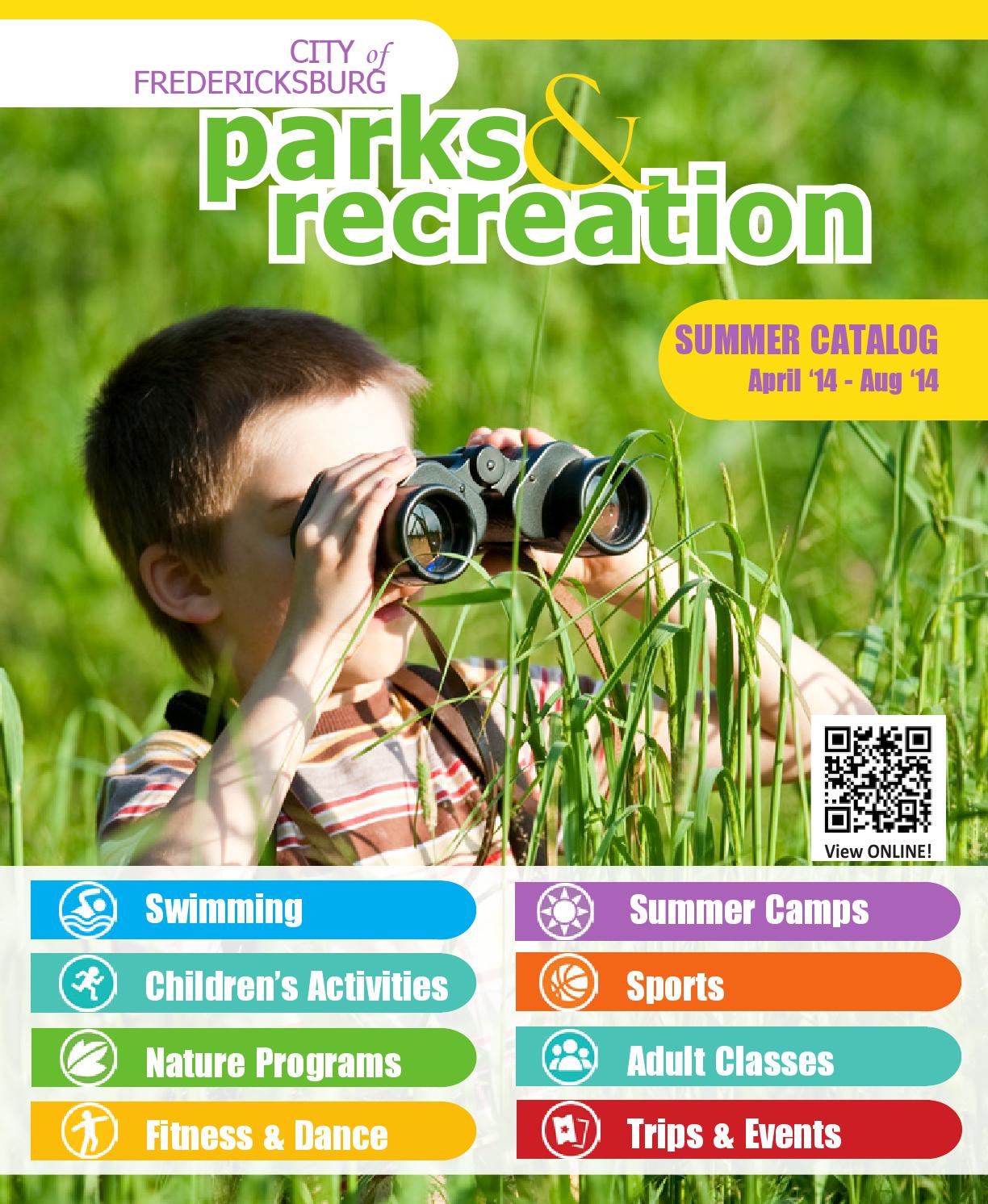 Fredericksburg Parks & Recreation Summer Catalog 2014 by Fredericksburg