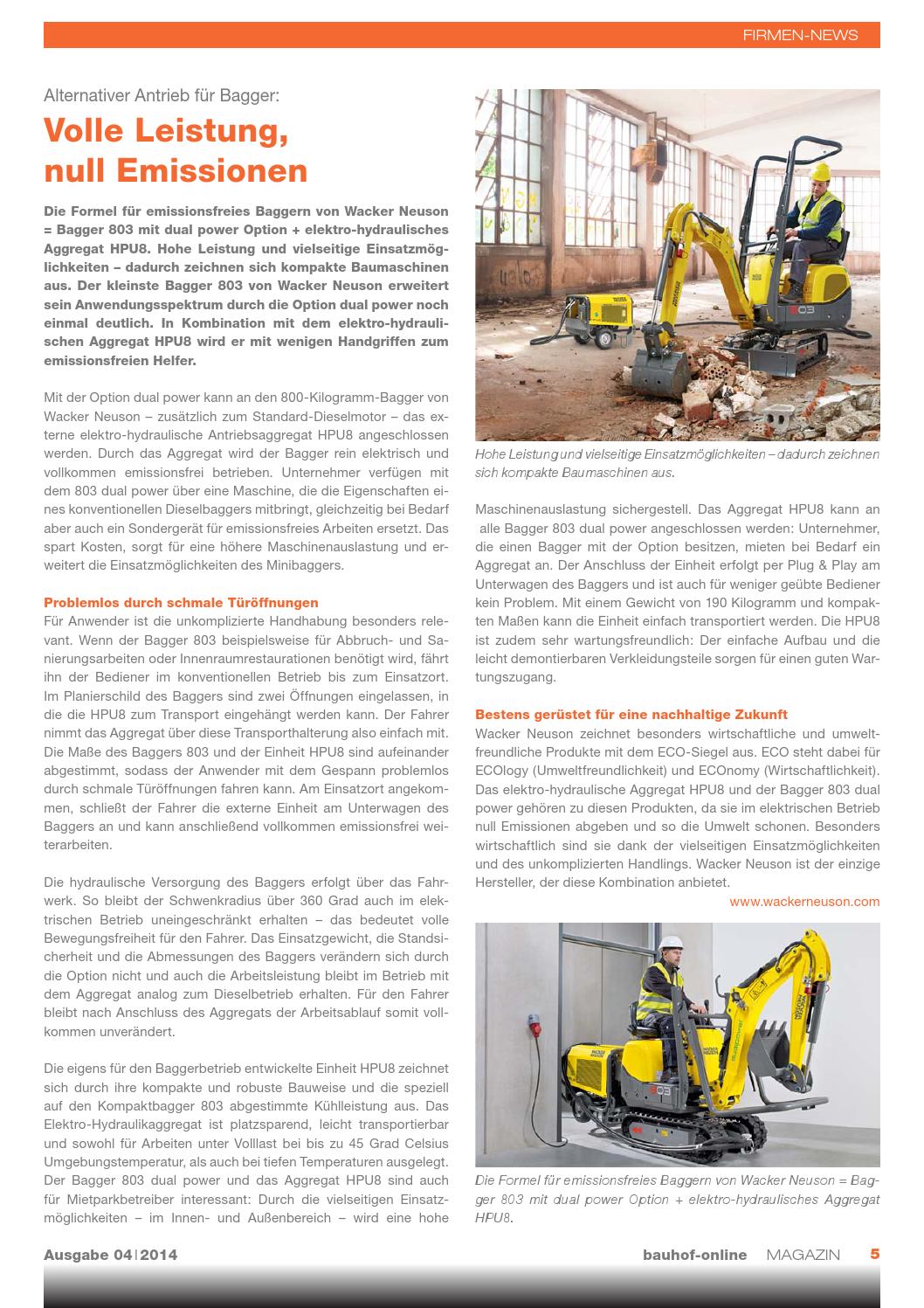 Bauhof-Online Magazin 04/2014 by KANAT Media Verlag - Issuu