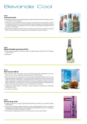 Catalogo prodotti rifornimento minibar 第 9 页