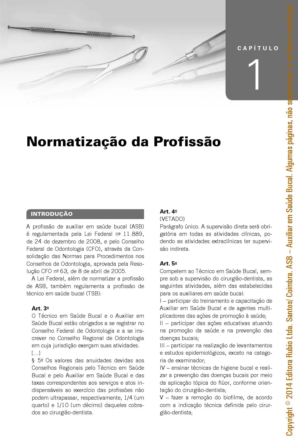 Consolidação Das Normas Para Procedimentos Nos Conselhos De Odontologia