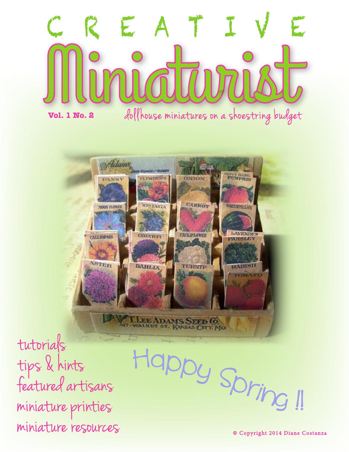 Creative Miniaturist Vol 1 No 2 By Creative Miniaturist Issuu