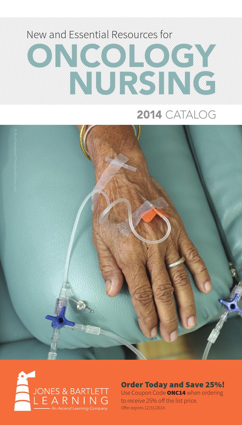 Jones & Bartlett Learning 2014 Oncology Nursing Catalog by Jones