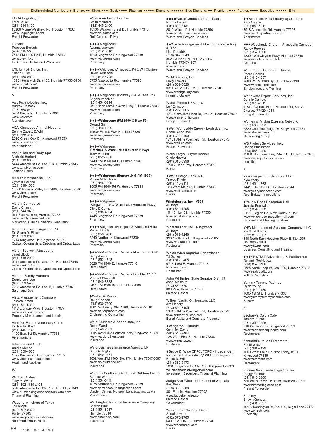 warren s kingwood on 2014 Community Guide And Directory By Lake Houston Area Chamber Issuu